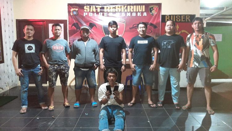 Opsnal Sat Reskrim Polres Bangka Kembali Ungkap Kasus Pencurian yang terjadi di Kontrakan Jalan Panjang Desa Karya Makmur Kec.Pemali Kab.Bangka