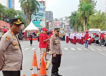 Sejumlah 92 (sembilan puluh dua) Personel dari Polres Pangkalpinang di turunkan untuk melakukan pengamanan Pawai Baris Berbaris dan Karnaval hari ulang tahun kemerdekaan Republik Indonesia