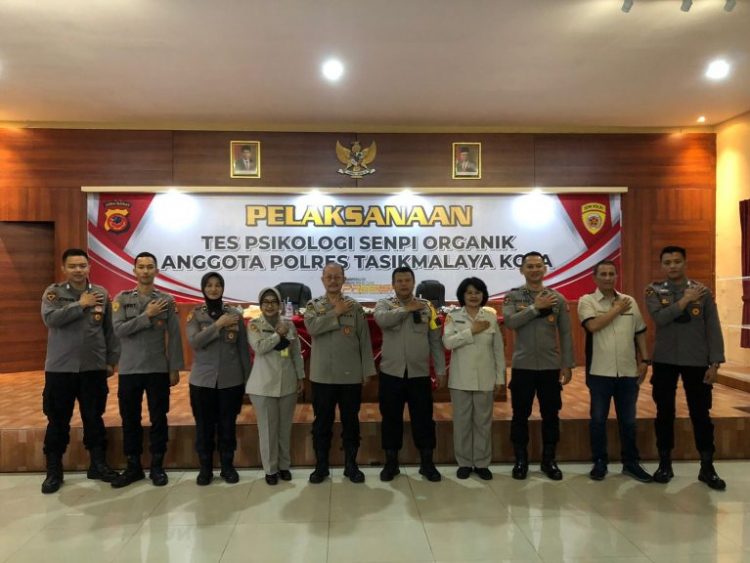 Polres Tasikmalaya Kota mengadakan tes psikologi bagi anggota pemegang senpi maupun pemohon yang ingin mengajukan ijin memegang senpi