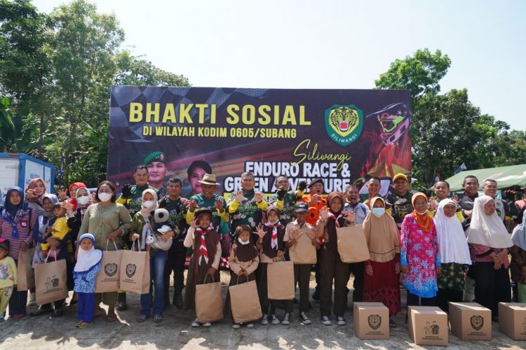 Pangdam III/Slw Mayjen TNI Kunto Arief Wibowo S.I.P., bersama pejabat Kodam melaksanakan kunjungan kerja ke wilayah dalam rangka Green Adventure Siliwangi
