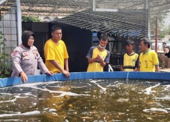 Kapolsek Subang Kompol Yayah Rokayah berinovasi ciptakan Saung Kreatif bersama warga