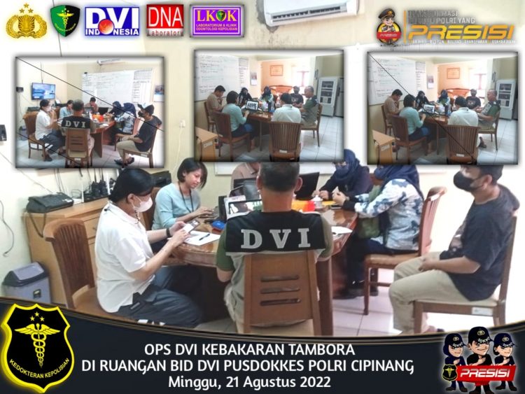 Tim DVI Polri telah berhasil mengidentifikasi seluruh atau enam korban peristiwa kebakaran di Tambora