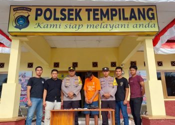 Polsek Tempilang berhasil mengamankan satu orang SU (28) warga Jl. Setia Budi Kec. Tempilang Kab Bangka Barat tersangka pelaku perjudian jenis togel