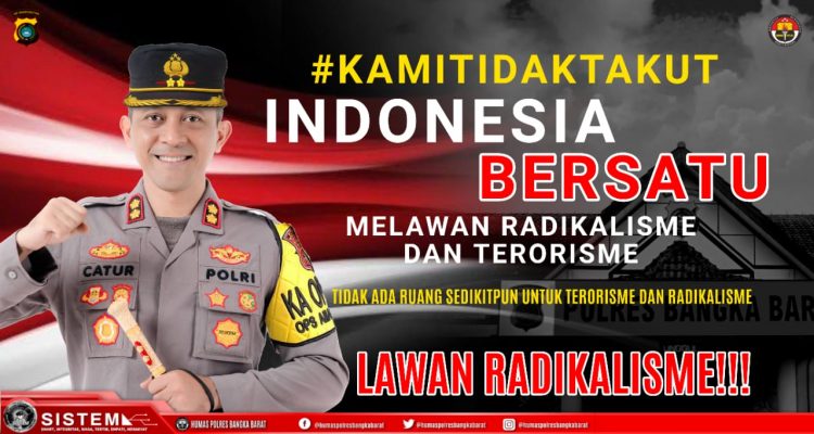 Polres Bangka Barat dengan rajin dan rutin menyampaikan himbauan kamtibmas kepada masyarakat