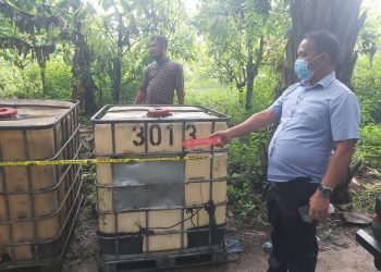 Tim Satuan Reskrim Polres Pematangsiantar, berhasil mengungkap kasus penimbunan dan penjualan BBM subsidi jenis solar