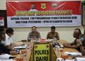Polres Dairi Bersama Instansi terkait melaksanakan Rapat Koordinasi Satgas Pangan, Tim pengawasan pendistribusian BBM dan Pihak Pertamina/ SPBU