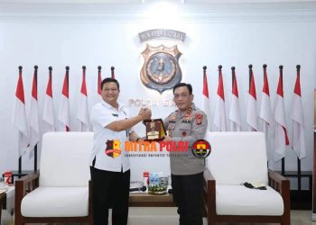 Kapolda Sumut Irjen Pol. Drs. R. Z. Panca Putra S., M.Si menerima Kunjungan Sekretariat Jenderal Dewan Ketahanan Nasional