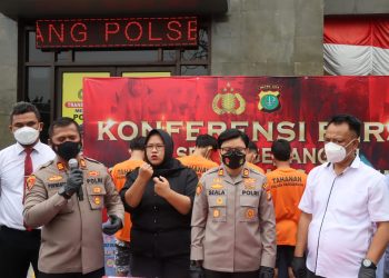 Unit Reskrim Polsek Pagedangan Polres Tangerang Selatan berhasil menangkap dan mengungkap sindikat pencurian kendaraan bermotor