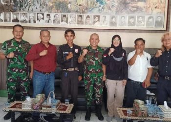 Pengurus DPP Organisasi Persatuan Pejuang Aspirasi Masyarakat (PPAM) mengadakan silaturahmi dengan Komandan KODIM 0418/PLG