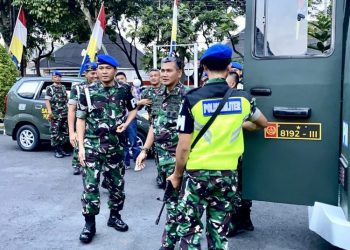 Simulasi Proses Penerimaan Tahanan Militer yang melakukan tindak pidana