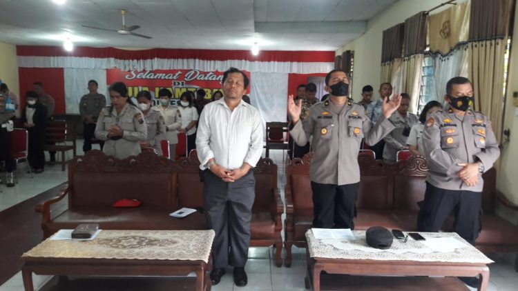 Kegiatan Binrohtal ini dilaksanakan oleh personil Polres Dairi
