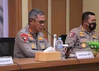 Kapolda NTT Irjen Pol Drs. Setyo Budiyanto, S.H., M.H membuka kegiatan sosialisasi Buku Saku dan pelatihan fungsi terkait Polsek Harkamtibmas