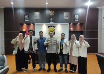 Kapolres Lhokseumawe, AKBP Henki Ismanto, SIK menerima kunjungan Pengurus Daerah Pelajar Islam Indonesia (PII)