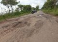 Kondisi Jalan Simpang Opi Desa Babatan Saudagar Kecamatan Pemulutan Kabupaten Ogan Ilir