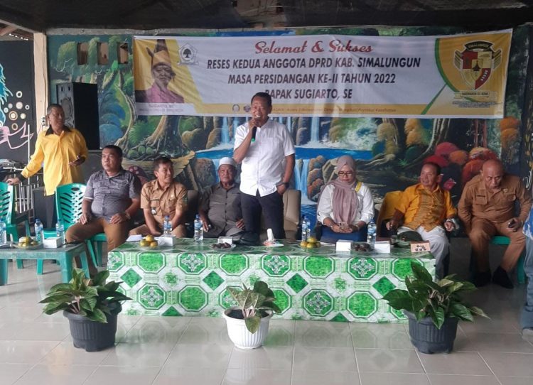 Kegiatan Reses Anggota DPRD Kabupaten Simalungun Masa Persidangan Ke - II Tahun 2022 Sugiarto, S.E