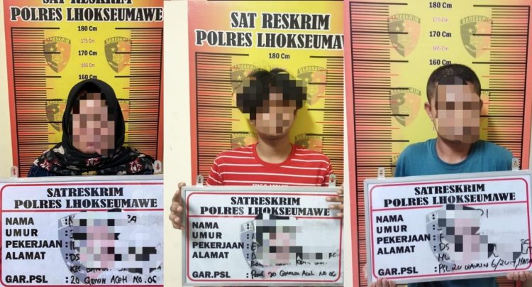 Tim Opsnal Sat Reskrim Polres Lhokseumawe berhasil mengamankan sepuluh pemain judi online jenis chip Higgs Domino