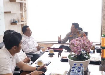 Kapolres Majalengka AKBP Edwin Affandi sambut kunjungan silaturahmi dari Dinas Ketahanan Pangan Pertanian dan Perikanan, Dinas Perdagangan dan Peindustrian