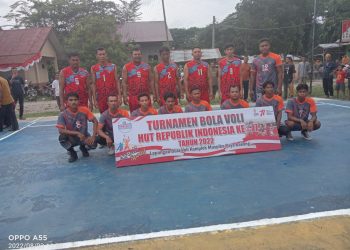 Turnamen Bola Voli Hut Republik Indonesia ke 77 antar Gampong se Kecamatan Paya Bakong Kabupaten Aceh Utara