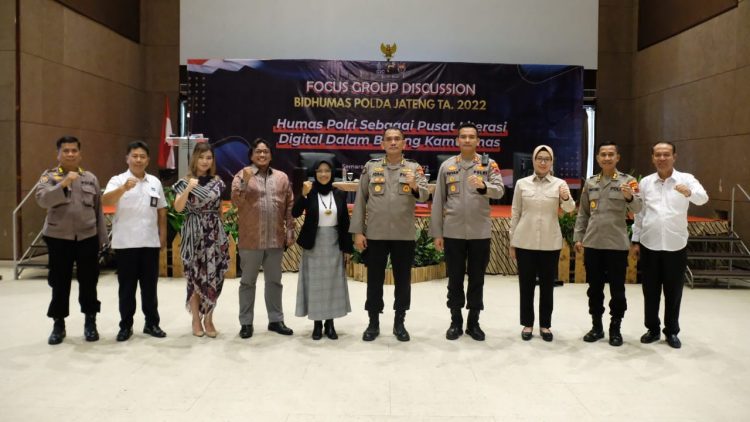Bidhumas Polda Jateng menggelar Focus Group Discussion (FGD) dengan tema "Humas Polri Sebagai Pusat Literasi Digital Dalam Bidang Kamtibmas