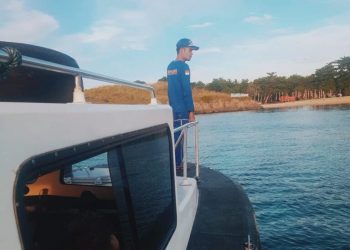 Satuan Polairud Polresta Manado melakukan penanganan kegiatan Likupang North Sulawesi International Fishing Competition (LNSIFC) 2022