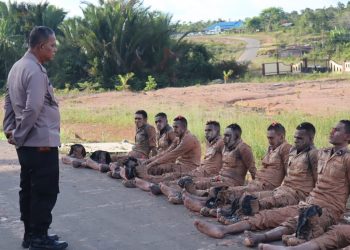 Polres Boven Digoel mendapatkan penambahan sebanyak 10 Personil Bintara Remaja Polda Papua