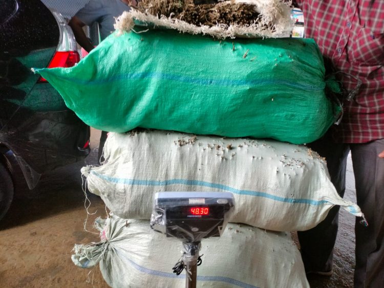 Tim Opsnal Sat Resnarkoba Polres Aceh Utara berhasil mengamankan Ganja kering seberat 48,150 kg