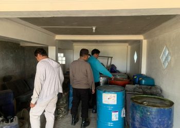 Unit Reskrim Polsek Kaliwungu berhasil menangkap terduga pelaku penimbun Bahan Bakar Minyak (BMM) jenis Pertalite