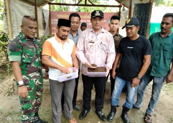 Personel Kodim 0103 Aceh Utara monitoring tempat budidaya maggot binaan Kodim Aceh Utara