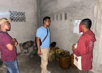 Sat Reskrim Polres Nagan Raya kembali menangkap 2 pelaku penimbun BBM jenis solar bersubsidi