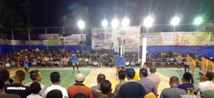Pora Bireun VS Kejora Aceh Timur dengan hasil akhir di menangkan oleh Pora Bireun dengan Skor 3-1