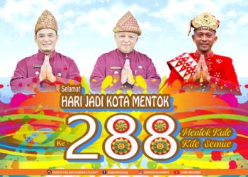 Hari jadi kota Mentok ke-288 tahun 2022