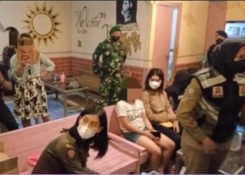 Satpol PP Kabupaten Pati Grebek Kafe Karaoke di Desa Manjang Diduga Mempekerjakan anak Dibawah Umur