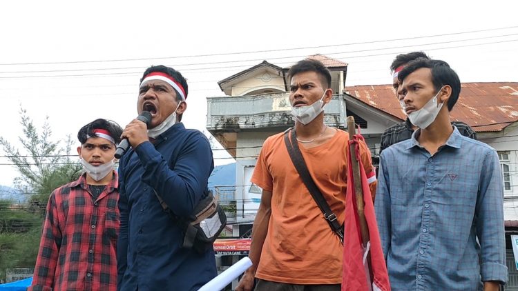 Aliansi pemuda Aceh Tenggara, gelar aksi demo ke Gedung DPRK setempat