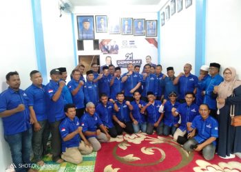 DPC Partai Demokrat Aceh Utara gelar bakti sosial masyarakat, dan peusijuk (tepung tawar) kantor baru di Gampong Alue Muedem Kabupaten Aceh Utara