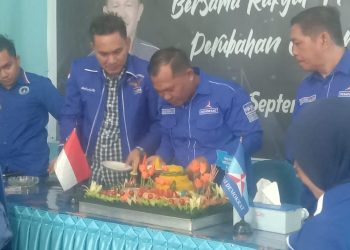 Peringatan HUT Partai Demokrat di DPC Kabupaten OKI