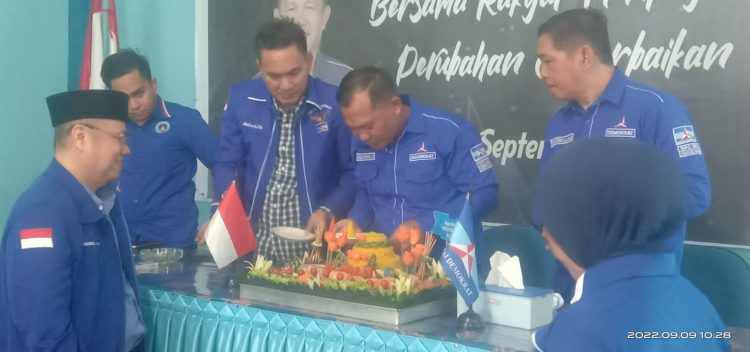 Peringatan HUT Partai Demokrat di DPC Kabupaten OKI