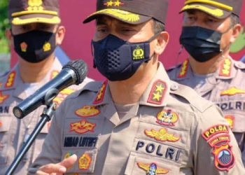 Kapolda Jateng Irjen Pol Ahmad Luthfi turut menyambut kedatangan para delegasi kegiatan Culture Minister Meeting G20 di Pelataran Heritage Candi Borobudur