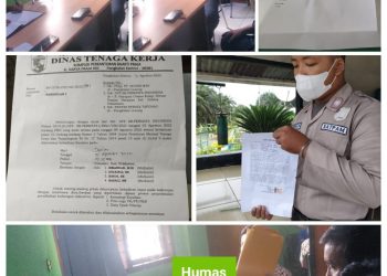 Tahap panggilan pertama kepada pihak management perusahaan PT MUSIM'MAS estate 3 yang diwakili oleh humas, An : "DAVID" dan kepada karyawan yang bersangkutan, An : "Pantas Efendi Tafon"