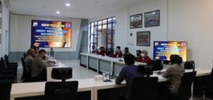 Polres Ponorogo menggelar rapat persiapan survey indeks kepuasan masyarakat (IKM) bersama dengan Mahasiswa Fakultas Hukum Universitas Muhammadiyah Ponorogo
