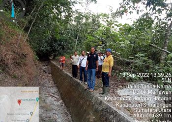 JPKP Simalungun meminta Pemerintahan Kabupaten (Pemkab) Simalungun melalui Dinas Pengelolaan Sumber Daya Air (PSDA) segera memperbaiki irigasi Pangkalan Buntu