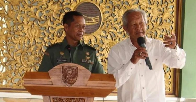 Kodim 0402/OKI menggelar kegiatan Komunikasi Sosial (Komsos) yang dibuka langsung oleh Kepala Staf Kodim 0402/OKI Mayor Czi Saipul Anwar