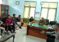 Muspika Kecamatan Banda Baro melakukan rapat mediasi terkait tapal batas dua gampong