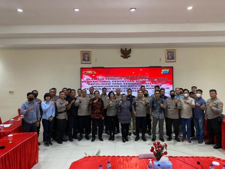 Tim peneliti PPITK STIK (Sekolah Tinggi Ilmu Kepolisian) Lemdiklat Polri mengadakan kunjungan Ke Polresta Manado