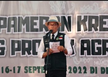 Pameran kreasi UMKM dan Produk Agro Subang 2022 yang dibuka dan diresmikan langsung oleh Gubernur Jawa Barat Ridwan Kamil