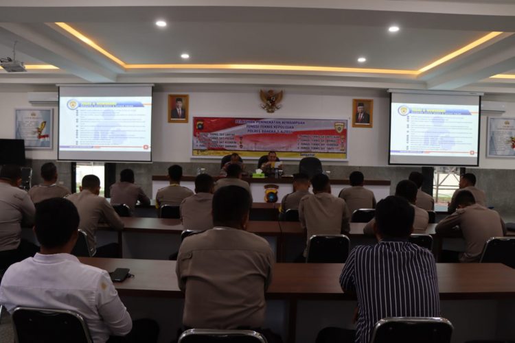 Pelaksanaan kegiatan tersebut diikuti personil Polres Bangka sebanyak 30 orang dan dibuka oleh Kabag SDM Polres Bangka AKP Pahrup Prawira.