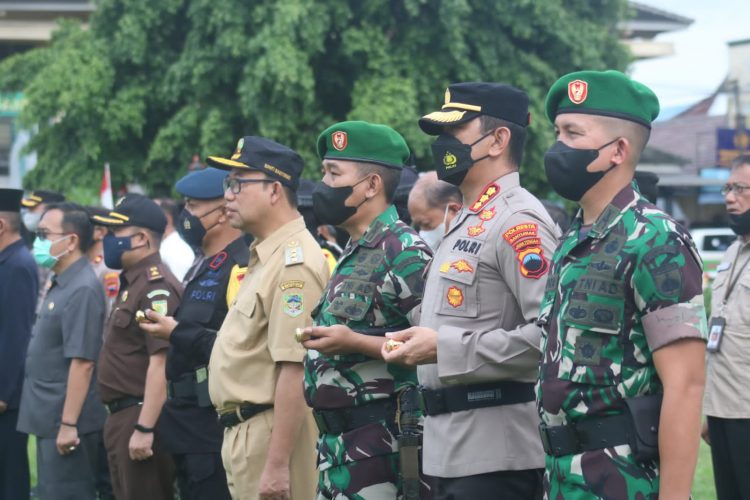 Apel Kebangsaan Sinergitas TNI, Polri, Pemda dan Komponen Masyarakat di Wilayah Kabupaten Banyumas, dengan tema "Bersama Menjaga Kondusifitas di Wilayah Kabupaten Banyumas