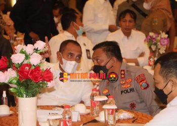Kapolda Sumut Irjen Pol. Drs. R. Z. Panca Putra S, M.Si menghadiri dialog publik sosialisasi RUU KUHP yang digelar oleh Mabes Polri