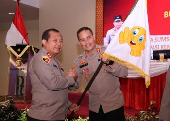 Kapolda Sumsel, Irjen Pol Drs Toni Harmanto MH membuka Gelar Operasional (GO) bulan Juli-Agustus 2022