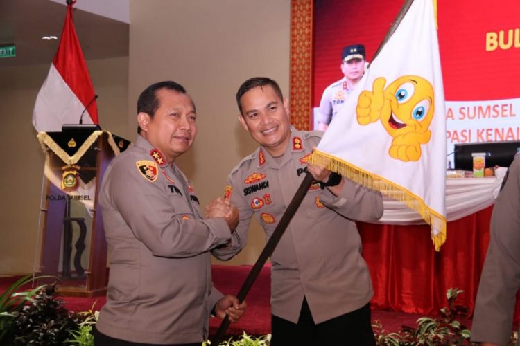 Kapolda Sumsel, Irjen Pol Drs Toni Harmanto MH membuka Gelar Operasional (GO) bulan Juli-Agustus 2022