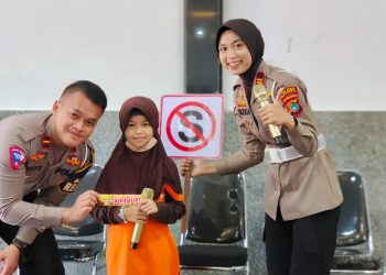 Sat Lantas Polres Bangka Laksanakan Kegiatan Polisi Sahabat Anak